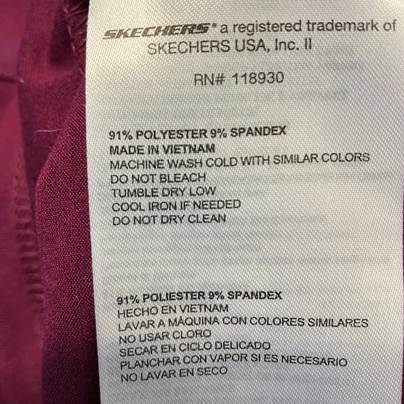 NWOT Skechers Los Angeles Purple Women’s Long Sleeve Shirt Large - Picture 3 of 6